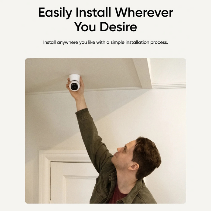 eufy Solo Indoor-Cam C220 Wired (T8W11121-4) White (NEW)