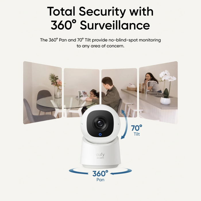 eufy Solo Indoor-Cam C220 Wired (T8W11121-4) White (NEW)