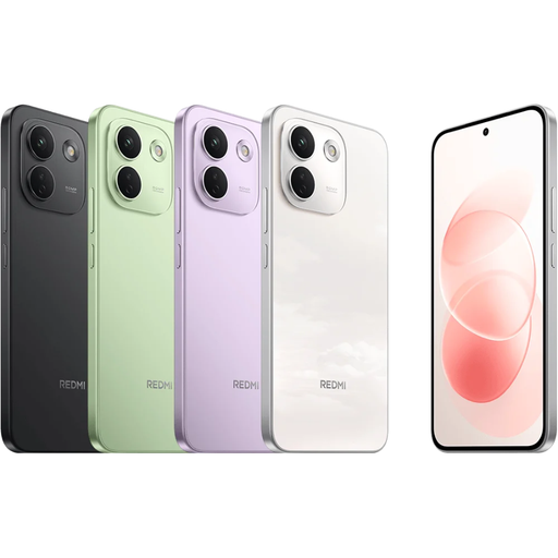 Xiaomi Redmi Note 17 Pro Max 5G smartphone lineup in dark, green, purple, and white