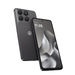 Motorola smartphone with dark back and front display, dual rear cameras visible