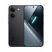 Black smartphone front view with dual rear cameras and glowing notification light