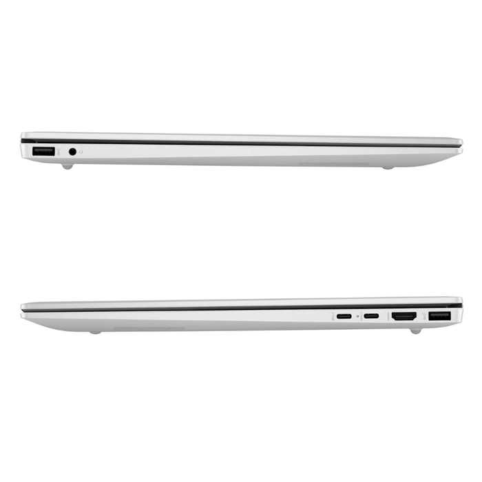 Omnibook 5 Glacier Silver Laptop, Seitenanschlüsse sichtbar (rechts)