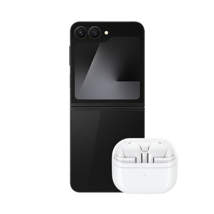 Samsung Galaxy Z Flip7 FE (F761B) 256GB/8GB RAM GSM Unlocked International Version with Samsung Galaxy Buds 3 Pro (Bundle) (NEW)