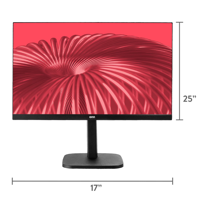Onn 25" Gaming Monitor FHD (1920 x 1080p) 200Hz 1ms AMD FreeSync with Cables Black (New)