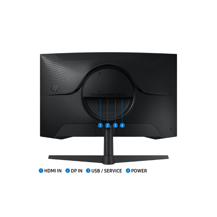 Samsung Odyssey G55C 27" (LS27CG556ENXZA) Curved QHD 165Hz 1ms Gaming Monitor with AMD FreeSync™ Black (New)