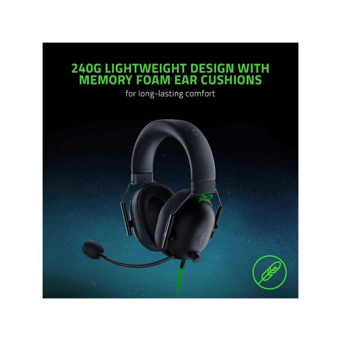 Razer BlackShark V2 X Wired Esports Headset for PC, USB, Black (NEW)