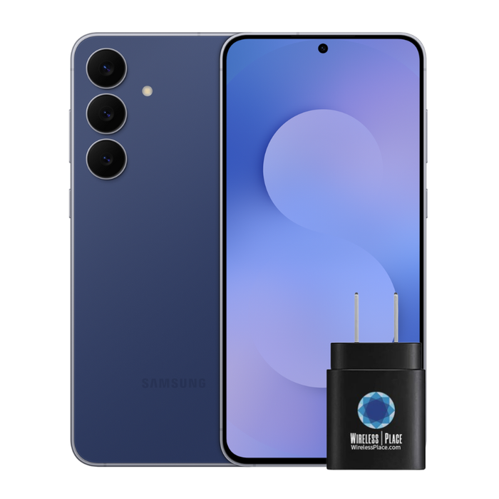 Samsung Galaxy S25 FE 5G (S731B) GSM Unlocked International Version with 45W USB C Wall Charger (New)