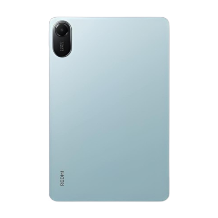 Redmi Pad 2 tablet back in light blue with rear camera module