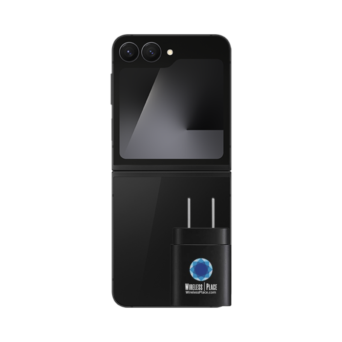 Samsung Galaxy Z Flip7 FE (F761B) GSM Unlocked International Version with 45W USB C Wall Charger (New)