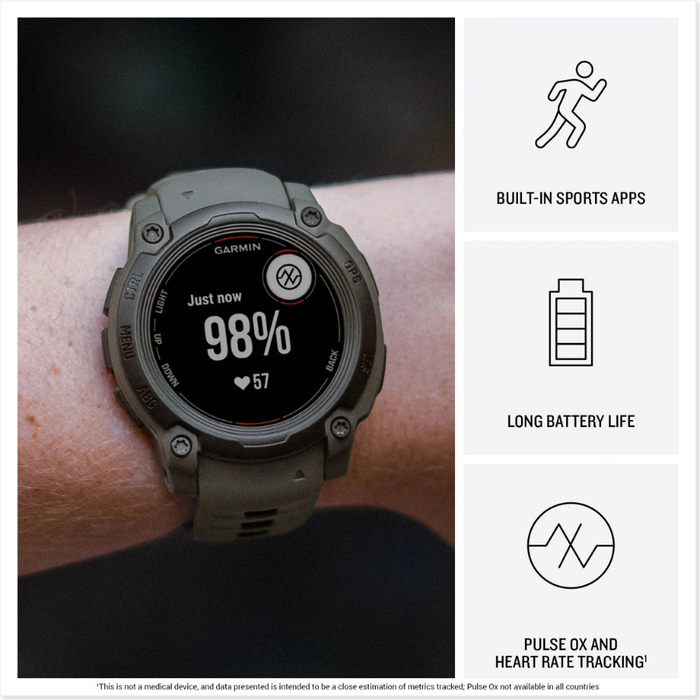 Garmin Instinct® E 45mm, Rugged Outdoor GPS Smartwatch (New)