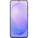 Samsung 5G smartphone in blueberry, front view with centered hole-punch display