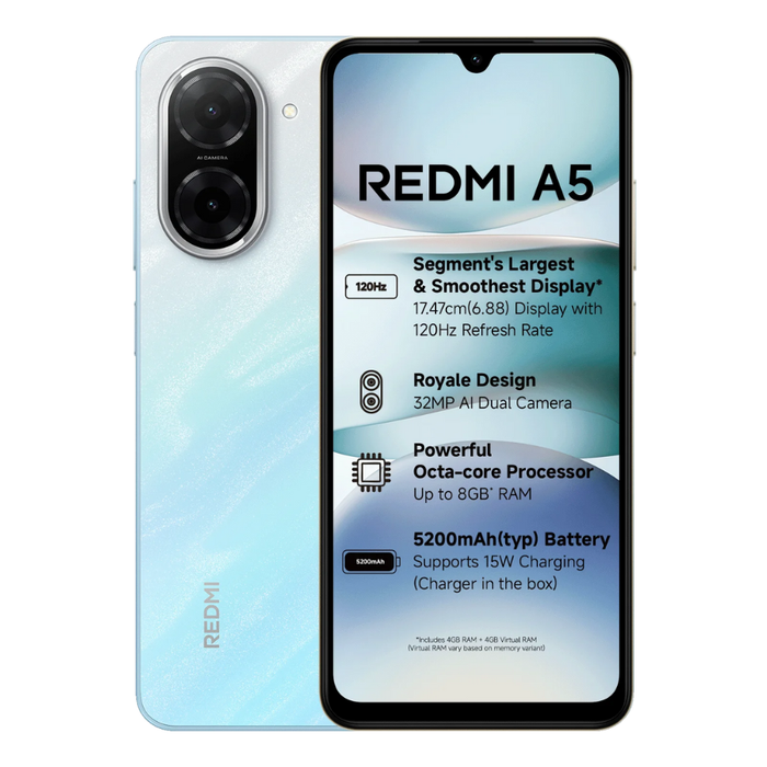 Xiaomi Redmi A5 GSM Unlocked International Version (New Xiaomi Redmi A5 GSM Unlocked International Version (New