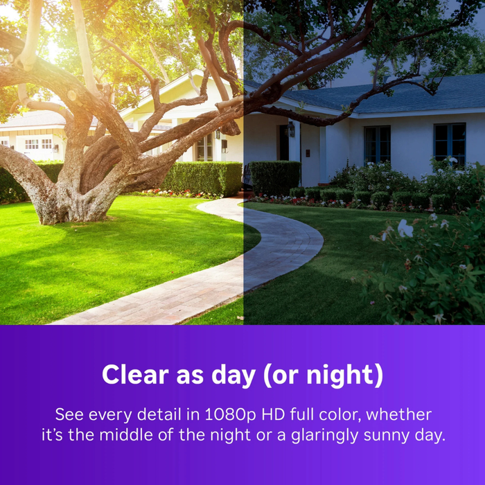 Roku Battery Camera SE (SCB11RW) Indoor & Outdoor Wireless Camera White (NEW)