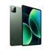 Pine green tablet with rear camera module and green abstract front display