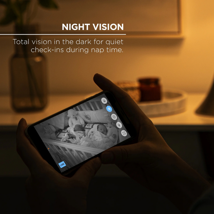 Merkury Smart Indoor Camera 1080p (MI-CW054-199W) White (NEW)