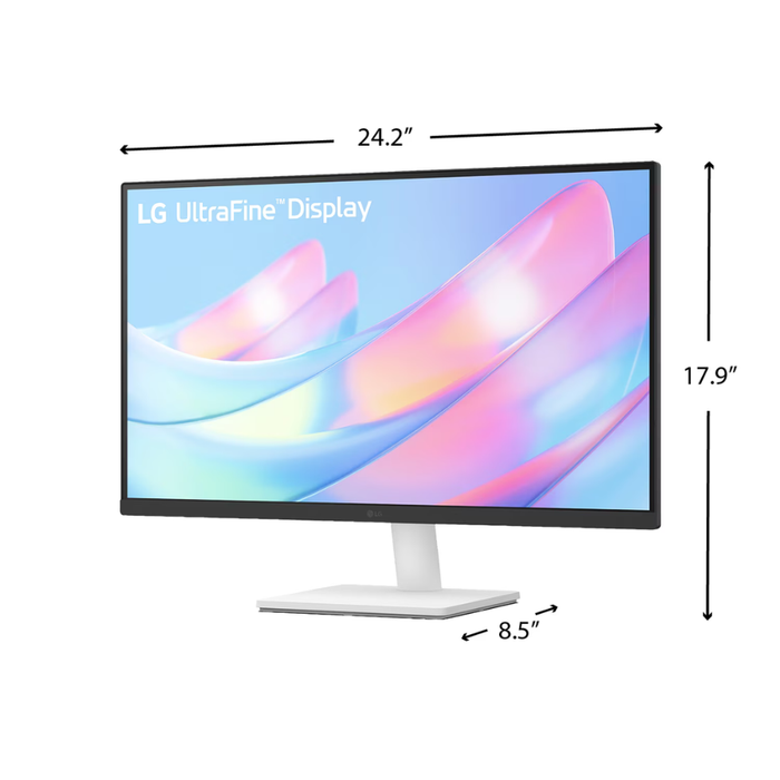LG UltraFine 27" (27US500-W) 4K UHD HDR10 60Hz IPS Monitor White (New)
