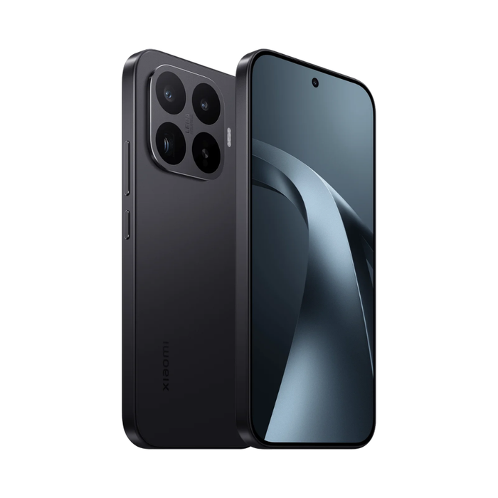 Xiaomi 17T 5G smartphone in black, angled front and back view with quad cameras
