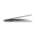 Arctic gray Lenovo Chromebook laptop side view, slim profile with visible ports