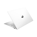 White HP Pavilion 15.6-inch laptop back, HP logo centered