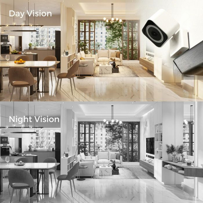 MobiCam MP Smart Baby & Nursery Monitoring Camera White (NEW)