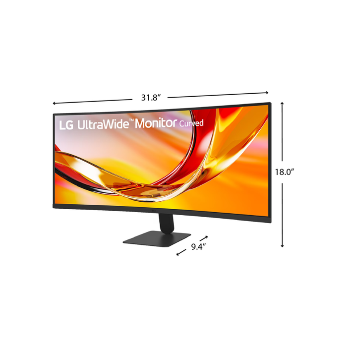 LG UltraWide 34" (34U601B-B) WQHD Curved Monitor 120Hz AMD FreeSync Premium Black (New)