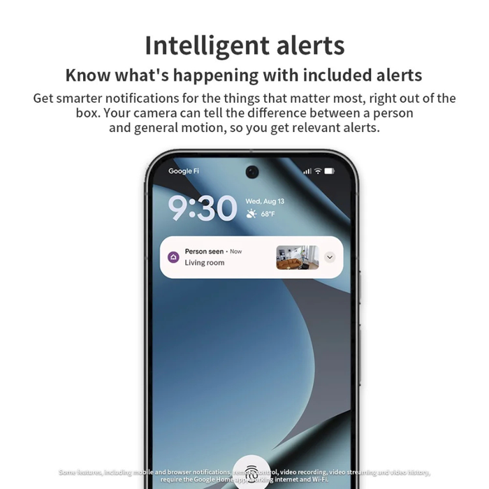 Onn Wired Indoor Security Camera White (NEW)