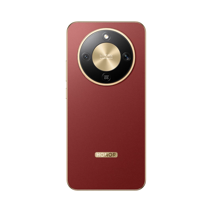 Reddish Brown 5G unlocked smartphone back view with camera module