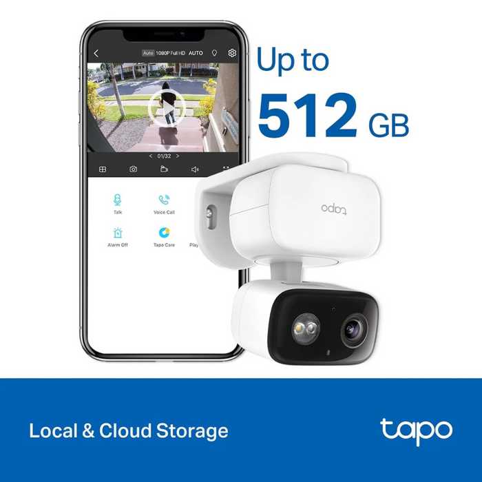 TP-Link Tapo (TCW30) Indoor/Outdoor HD Security Camera with Pan