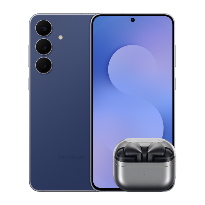 Samsung Galaxy S25 FE 5G (S731B) GSM Unlocked International Version with Samsung Galaxy Buds 3 Pro (Bundle) (NEW)