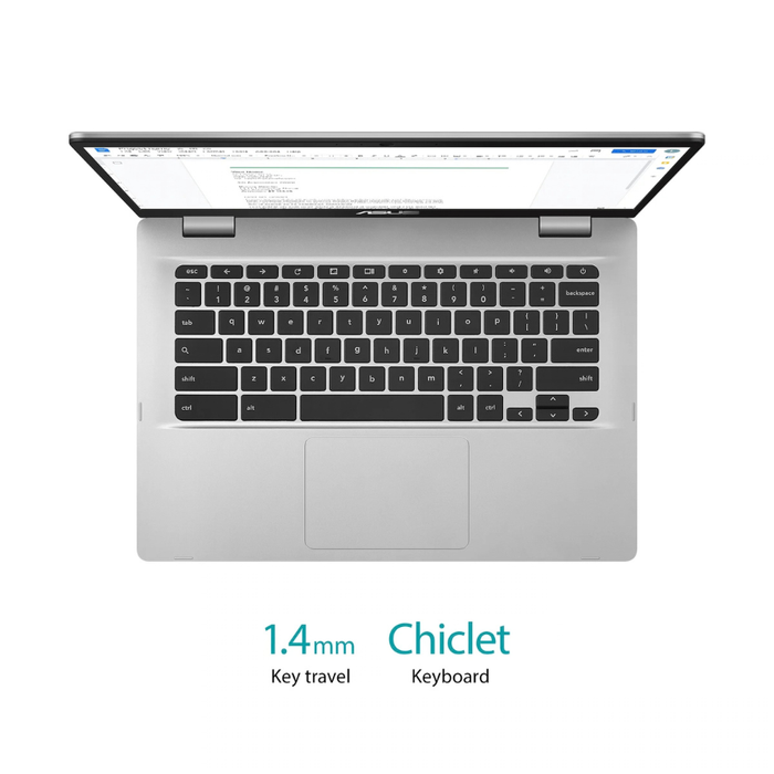 ASUS Chromebook 14" (C424MA-WH44F) 64GB/4GB RAM (Chrome OS) Silver (New)