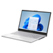 ASUS Vivobook Go laptop, cool silver base with open screen and full keyboard