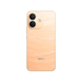 Satin orange smartphone back view with dual cameras and Redmi branding
