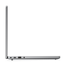 Luna Grey Chromebook laptop side view showing port cluster along the bottom edge.
