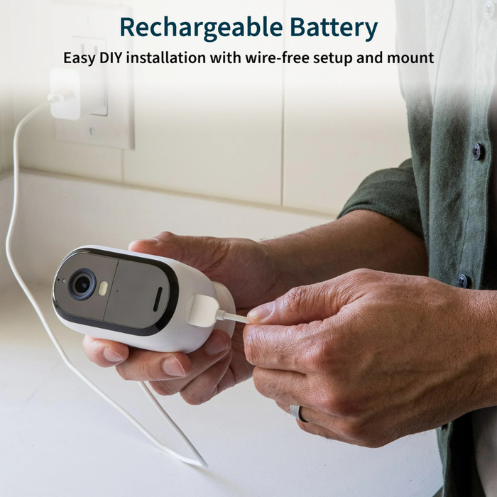 Arlo Essential Outdoor Camera 2K (2nd Generation) (VMC3350-1WMNAS) White (NEW)