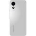 Silver smartphone back with dual rear cameras and fingerprint sensor
