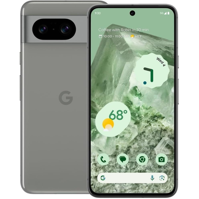 Google Pixel 8 6.2" 128GB/8GB RAM (USA Version Unlocked) Hazel (NEW)