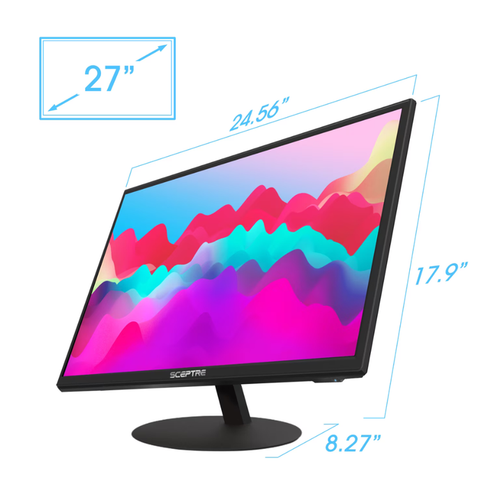 Sceptre 27" (E275W-1920) HD LCD Monitor 75Hz 5ms Black (New)