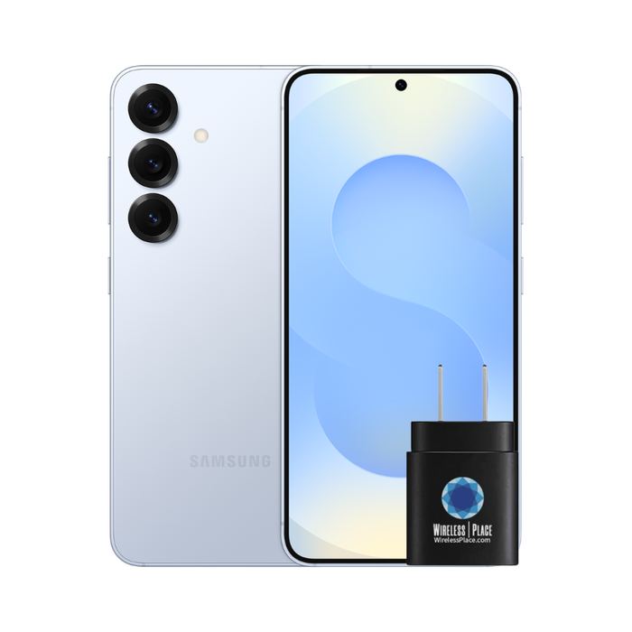 Samsung Galaxy S25 5G (S931B) GSM Unlocked International Version with 45W USB C Wall Charger (New)