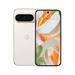 Google Pixel 9 Pro smartphone in Porcelain, front and back with triple-camera bar