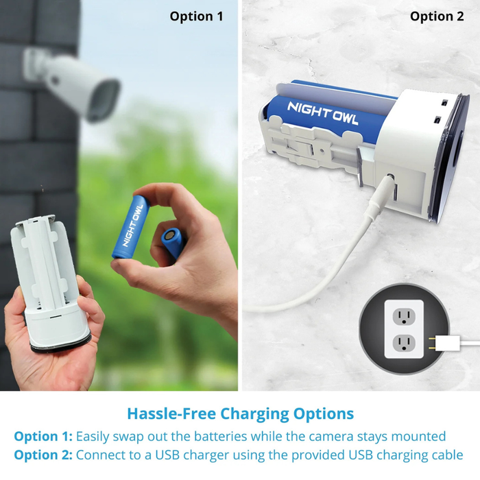 Night Owl (WM-8BBTWN1-32B) 10 Channel 4K Wi-Fi NVR with 1TB Hard Drive and 3 Wire Free (Battery) (NEW)