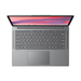 Luna Grey Chromebook laptop open view with keyboard and large touchpad.