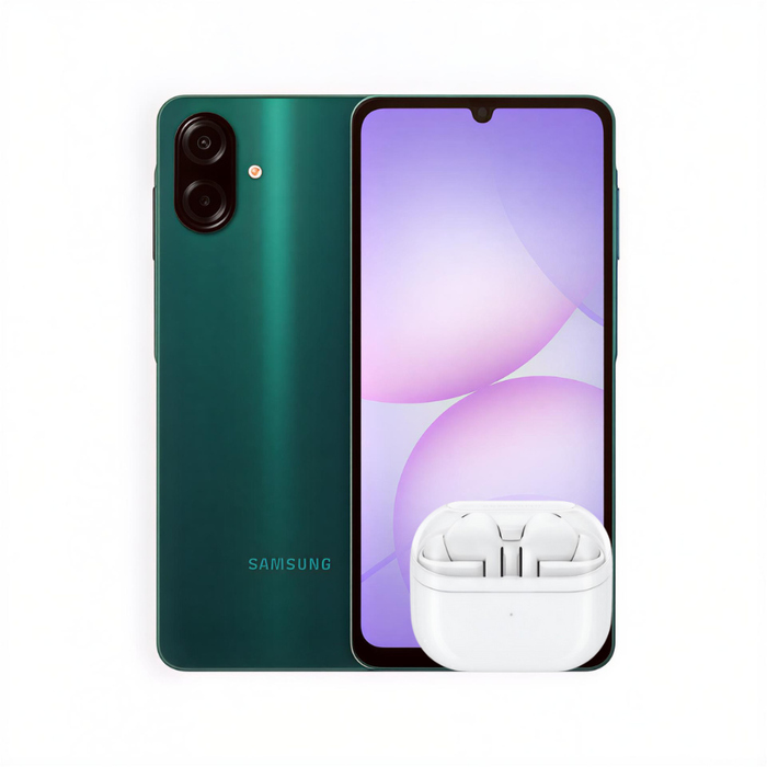 Samsung Galaxy A07 (A075M) GSM Unlocked International Version with Samsung Galaxy Buds 3 Pro (Bundle) (New)