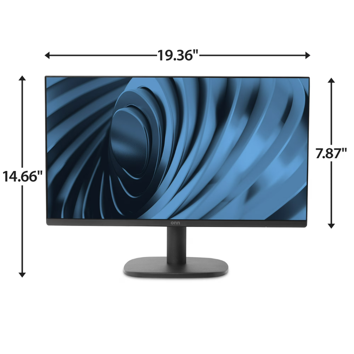Onn 22" FHD Office Monitor (1920 x 1080p) 100hz Office Monitor Black (New)