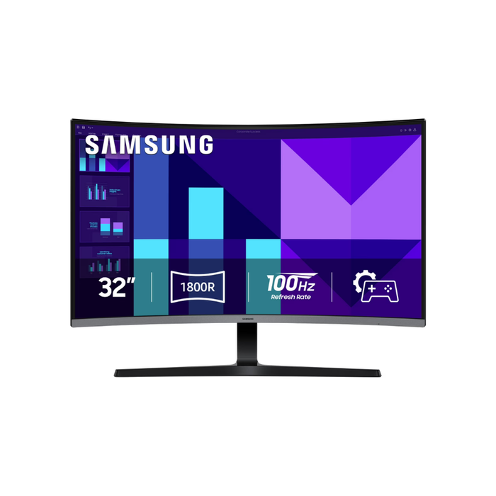 Samsung Essential S3 32" (LS32D39CGANXZA) Curved Full HD 100Hz VA Monitor Black (New)