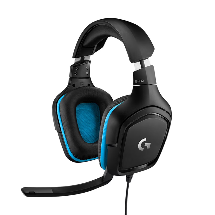Logitech G432 Wired Gaming Headset Black (NEW)