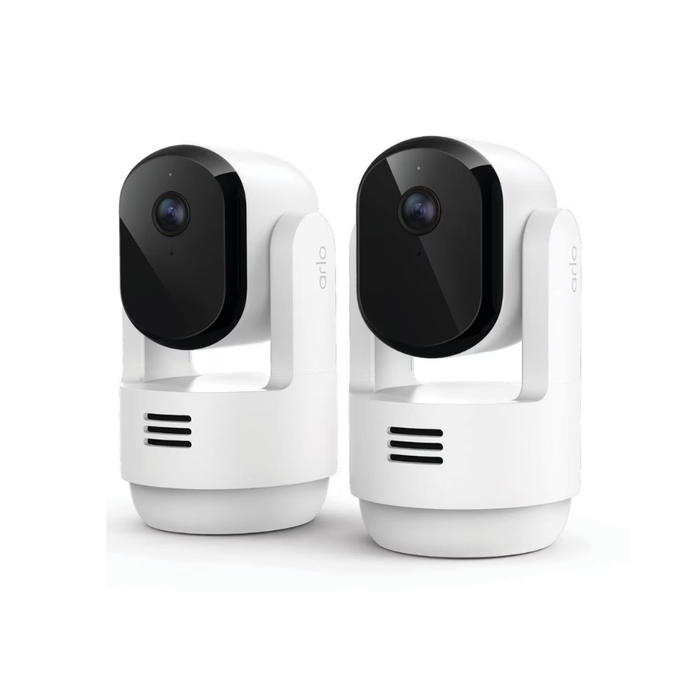 Arlo (VMC2073-1WMNAS) Essential Indoor Pan Tilt Security Camera (2025) White (NEW)