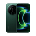 Starlit green smartphone with rear camera module and green front display