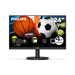 Black Philips V Line 24in VA monitor with sports graphic and pedestal stand