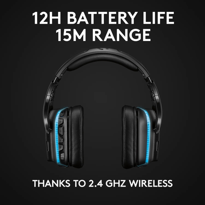 Logitech G935 Wireless Gaming RGB Headset Black (NEW)