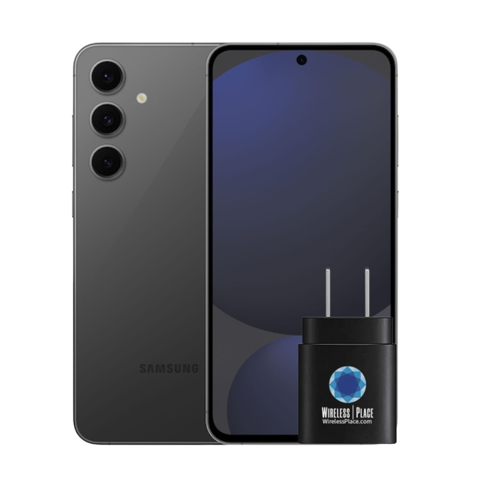 Samsung Galaxy S24 FE 5G (S721B) GSM Unlocked International Version with 45W USB C Wall Charger (NEW)